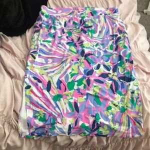 XL- Lilly Pulitzer Kemi Midi Skirt HAVIN A BLAST